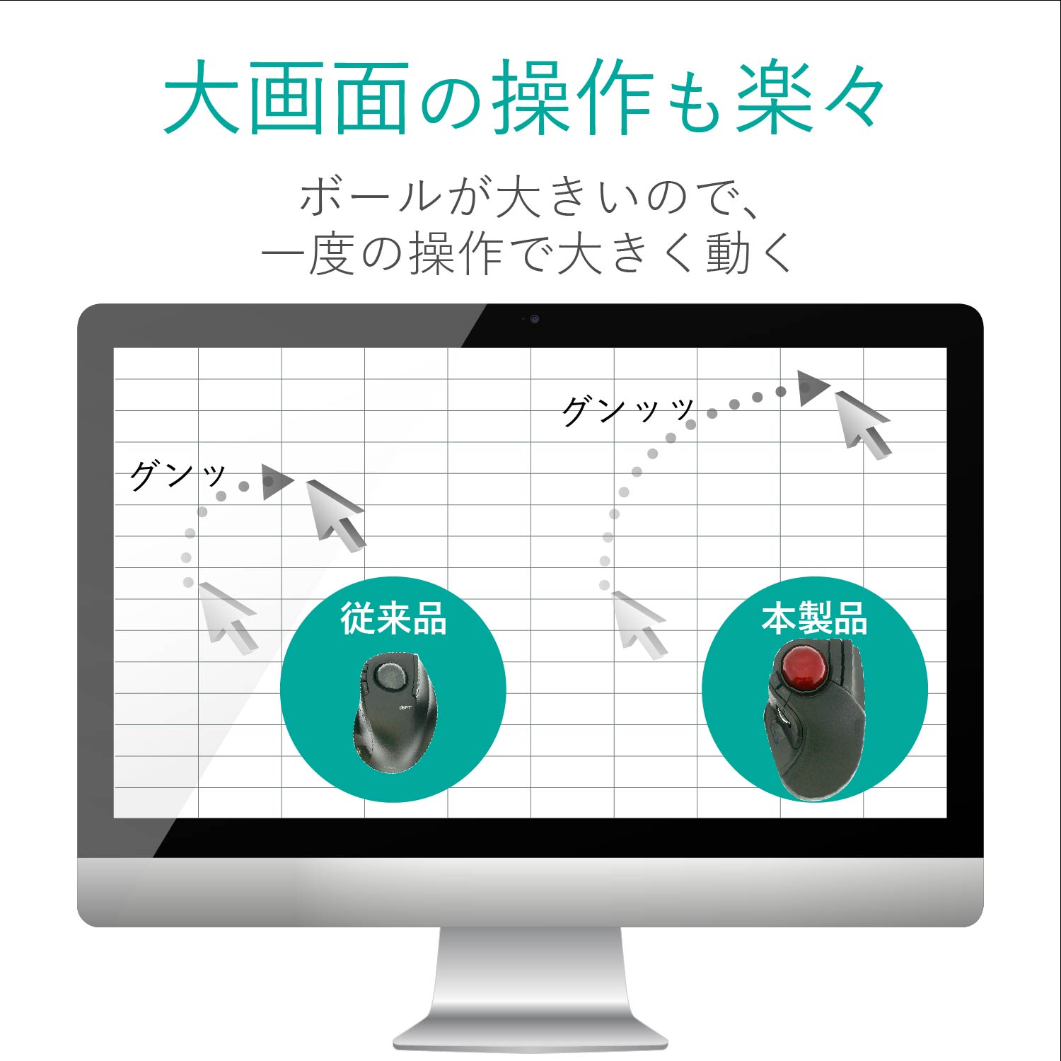 ワイヤレストラックボール 人差し指・中指操作タイプ | ELECOM（エレコム）のプレゼント・ギフト通販 | TANP（タンプ）